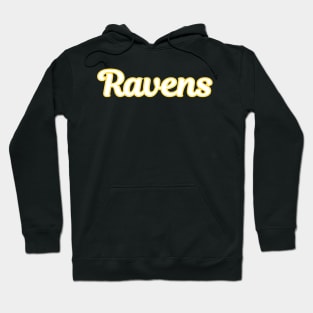 Ravens Script Hoodie